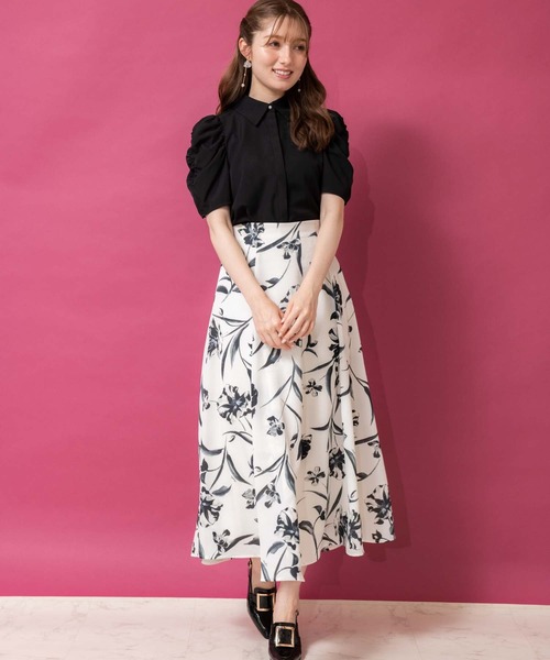 「NOELA」 半袖シャツ フリー ベージュ レディース_画像5