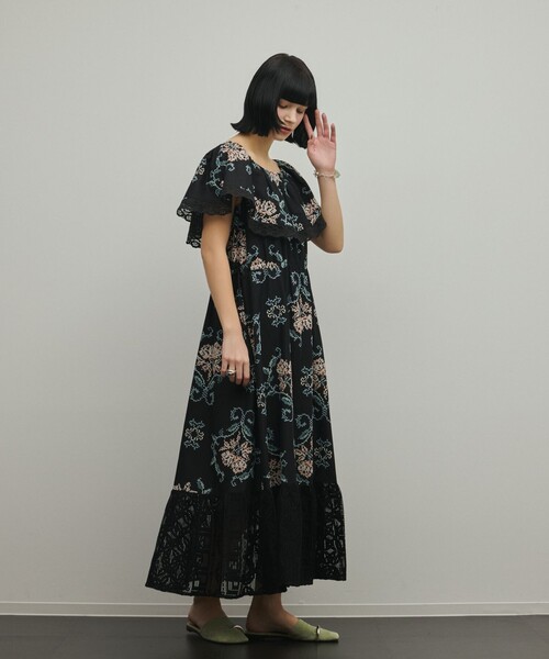 GRACE CONTINENTAL（グレースコンチネンタル） ワンピース 半袖 レース