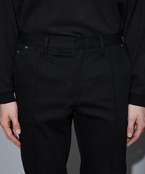 「5351 POUR LES HOMMES」 デニムパンツ 48 ブラック メンズ_画像6