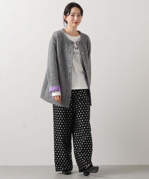 「Gready Brilliant」 ニットカーディガン FREE グレー レディース_画像5