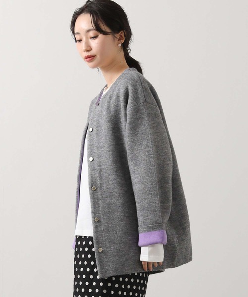 「Gready Brilliant」 ニットカーディガン FREE グレー レディース_画像7