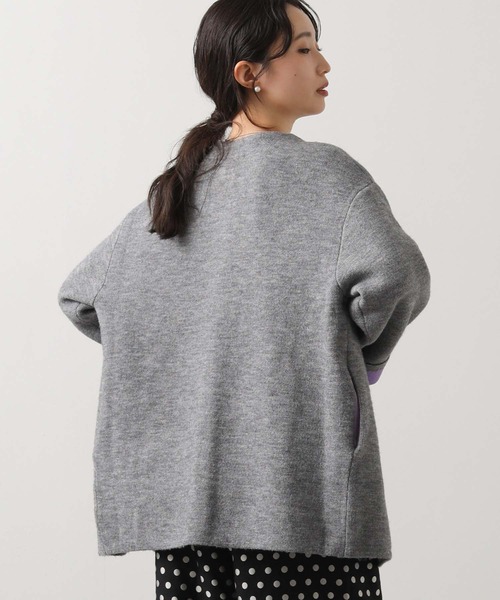 「Gready Brilliant」 ニットカーディガン FREE グレー レディース_画像8