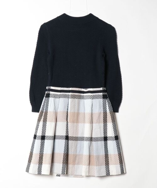 BLUE LABEL CRESTBRIDGE ドッキングワンピース　38 BLUE LABEL CRESTBRIDGE（ブルーレーベルクレストブリッジ） チェック