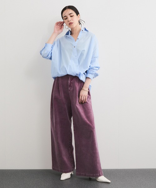 「LE CERCLE par rope'」 長袖シャツ FREE サックスブルー レディース_画像5