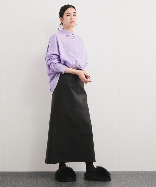「LE CERCLE par rope'」 長袖シャツ FREE サックスブルー レディース_画像8