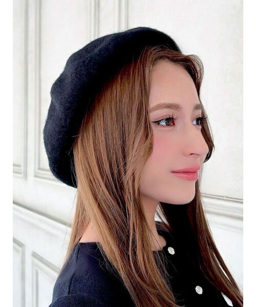 GANNI（ガニー） 帽子 ベレー帽 レディース GANNI Structured Rib