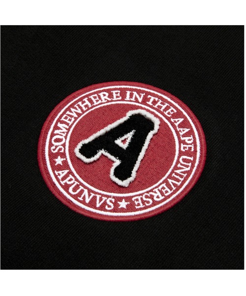 「AAPE BY A BATHING APE」 スウェットカットソー SMALL ブラック メンズ_画像4