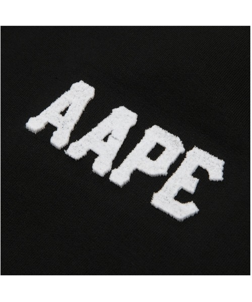 「AAPE BY A BATHING APE」 スウェットカットソー SMALL ブラック メンズ_画像5
