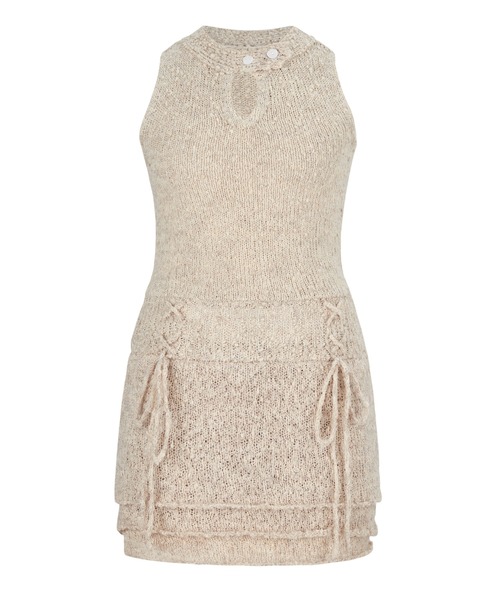 ANDWANG ワンピース Texture Frill Mini Dress : ZOZOTOWN Yahoo!店
