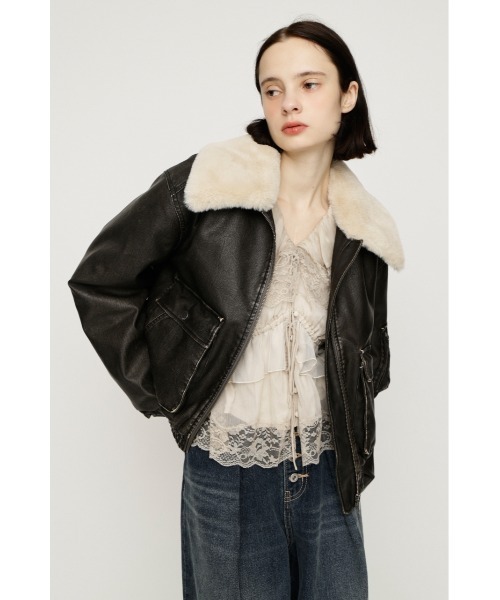 SLY（スライ） ブルゾン アウター WASHED PUFFER SHORT BZ ウォッシュ