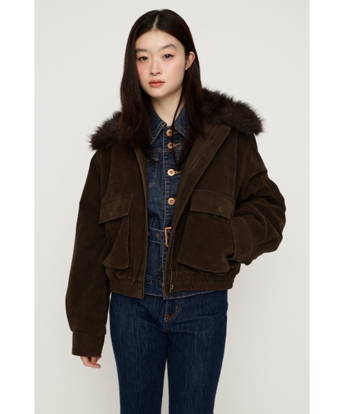 SLY（スライ） ブルゾン アウター WASHED PUFFER SHORT BZ ウォッシュ