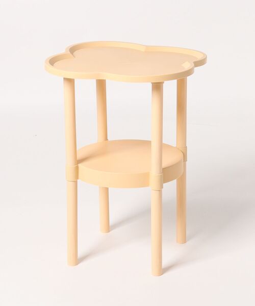 aimoha（アイモハ） 家具 フラワーフォルム2段サイドテーブル