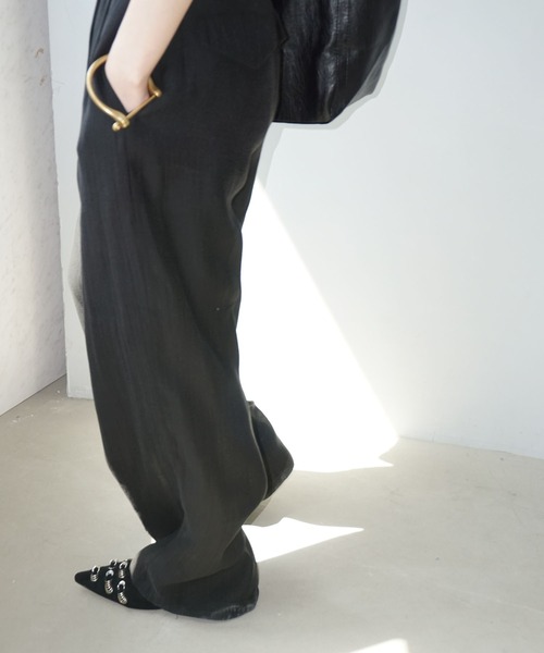 chuclla パンツ シアー ワイドパンツ chw22s164 レディース