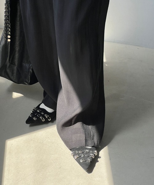 chuclla パンツ シアー ワイドパンツ chw22s164 レディース