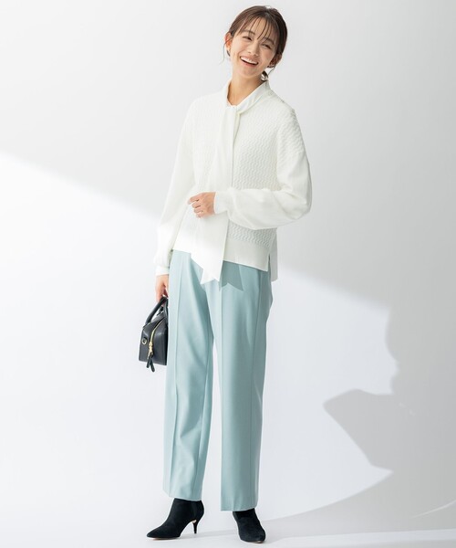 ニット セーター 「VERY WEB掲載」BOREROビジュー ニットプルオーバー レディース 組曲 ニット セーター 「VERY WEB掲載」BOREROビジュー ニット