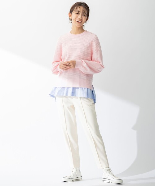 【VERY WEB掲載】BOREROビジュー ニットプルオーバー 組曲 ニット セーター 「VERY WEB掲載」BOREROビジュー ニット