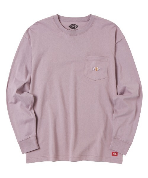 Dickies tシャツ ディッキーズ ポケット付きロゴワッペンロング