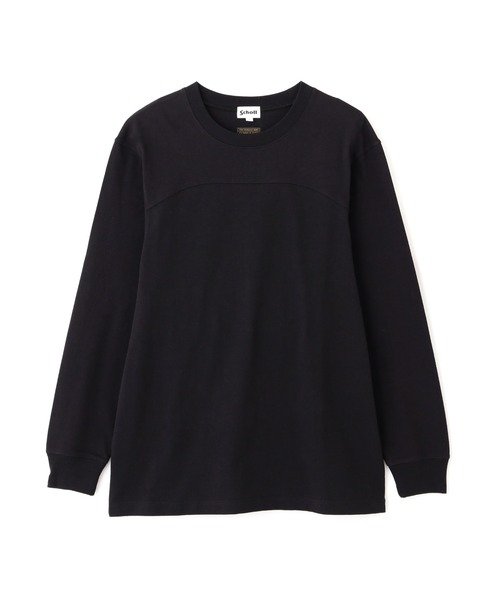 tシャツ 「Women's」Schott×RUMBLE RED/ショット×ランブルレッド/LS FOOTBALL T-SHIRT/フットボールTシャツ