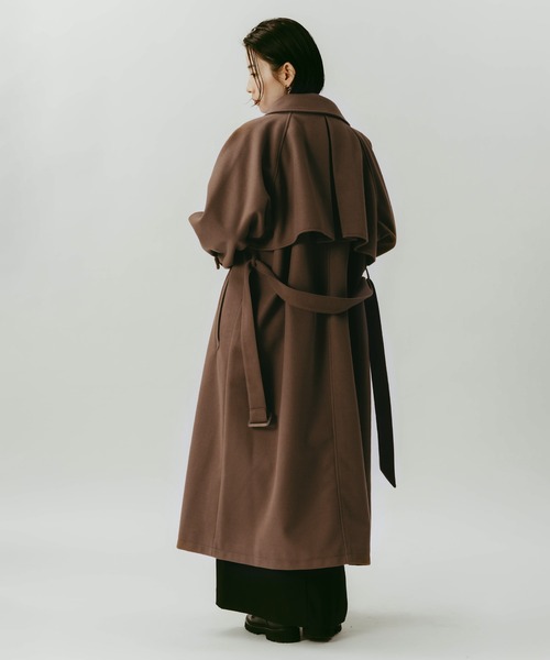 andme（アンドミー） ステンカラーコート コート 「新色追加」ベルト
