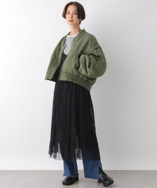 LEPSIM（レプシィム） ma1 ma-1 2WAYショートMA1 183966 レディース