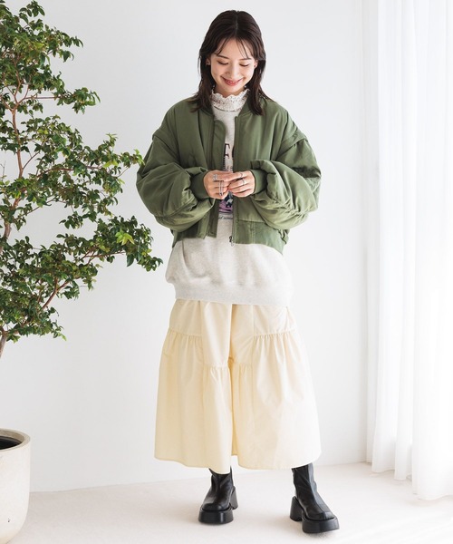 LEPSIM（レプシィム） ma1 ma-1 2WAYショートMA1 183966 レディース