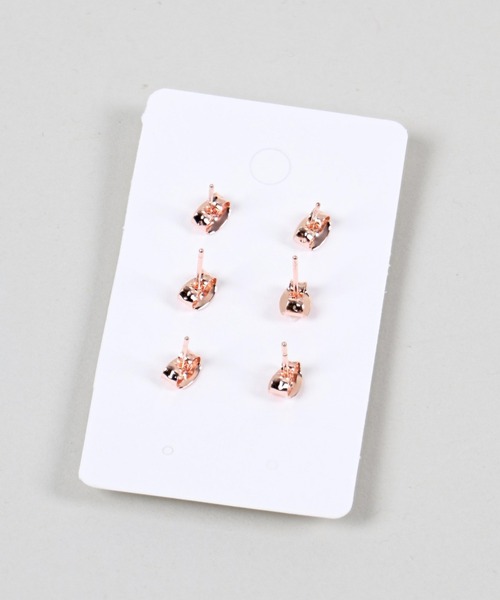 SPINNS（スピンズ） ピアス 「6個セット」モチーフミニピアス