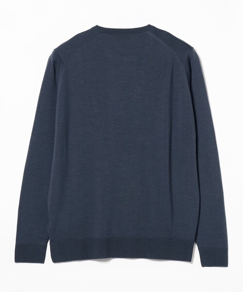 JOHN SMEDLEY ストライプニット L JOHN SMEDLEY ストライプニット L