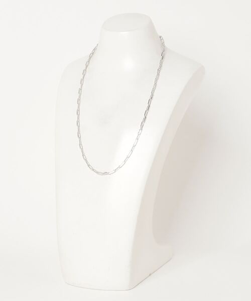 美品 JAM  MADE シルバー925ラインストーンチェーンネックレス JAM HOME MADE ネックレス マガダマ カットビーンズ チェーン L