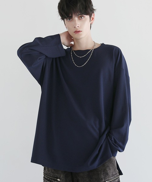 テッケル　ドライロングTシャツ LILL tシャツ ドライアムンゼンレイヤードロングTシャツ メンズ