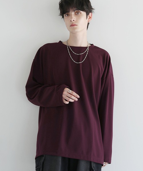 レイヤードライクTシャツ LILL tシャツ ドライアムンゼンレイヤードロングTシャツ メンズ