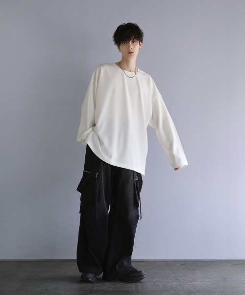 LILL tシャツ ドライアムンゼンレイヤードロングTシャツ メンズ 