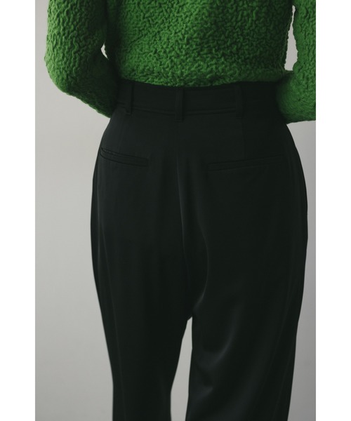 STYLEMIXER（スタイルミキサー） パンツ マットサテンタックパンツ