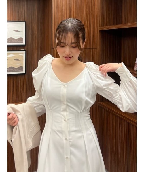 rienda ワンピース BINDパフフレアワンピース : ZOZOTOWN Yahoo