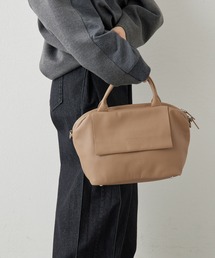 美品 ear PAPILLONNER レザーフラップ2WAYバッグSサイズ 黒 セール】《牛革》レザーフラップ2WAYバッグSサイズ（トート