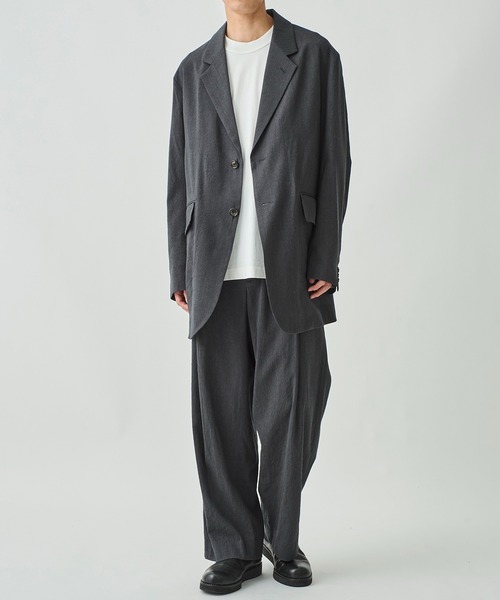 DIGAWEL URU TOKYO グレー テーラードジャケット　サイズ2 URU（ウル） ジャケット テーラードジャケット 2 BUTTON JACKET メンズ
