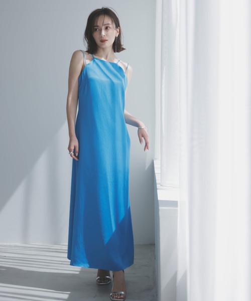 anuans（アニュアンス） ワンピース ダブルストラップヴィンテージ  