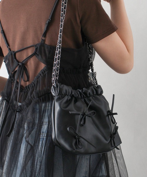 SpRay（スプレイ） ショルダーバッグ バッグ リボンチェーン BAG