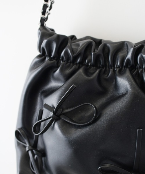リボンチェーン　バッグ SpRay ショルダーバッグ バッグ リボンチェーン BAG