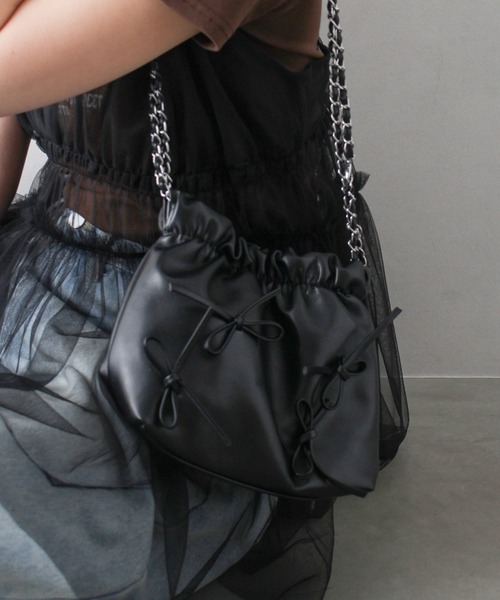 SpRay（スプレイ） ショルダーバッグ バッグ リボンチェーン BAG
