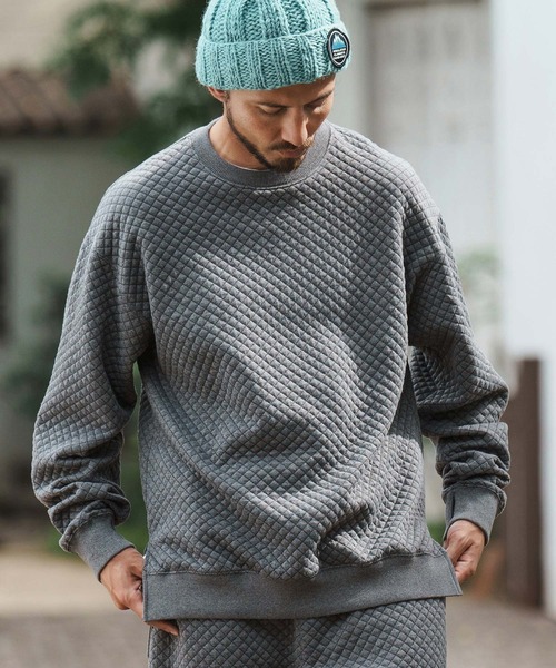 CAMBIO（カンビオ） tシャツ mlt4777-Diamond Quilt Cut sew Pullover