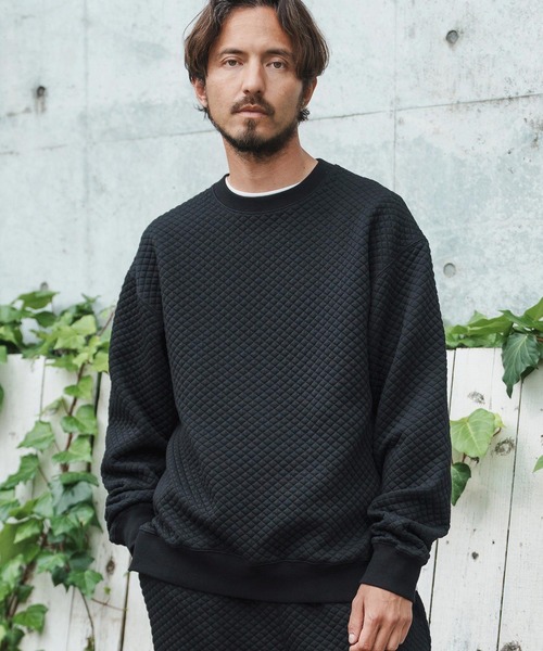 CAMBIO（カンビオ） tシャツ mlt4777-Diamond Quilt Cut sew Pullover