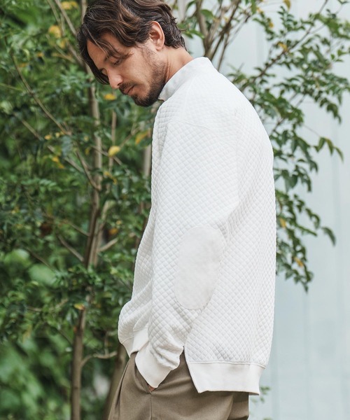 CAMBIO（カンビオ） tシャツ mlt4777-Diamond Quilt Cut sew Pullover
