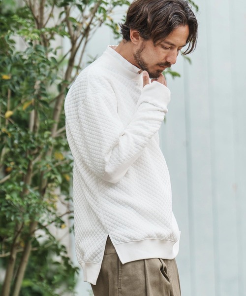 CAMBIO（カンビオ） tシャツ mlt4777-Diamond Quilt Cut sew Pullover