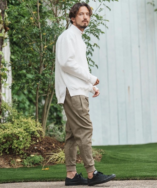CAMBIO（カンビオ） tシャツ mlt4777-Diamond Quilt Cut sew Pullover