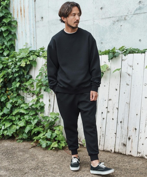 CAMBIO（カンビオ） tシャツ mlt4777-Diamond Quilt Cut sew Pullover