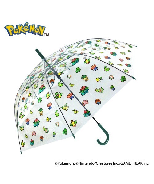大人女性の Pokemon ビニール傘ピクセル ポケットモンスター/ポケモン 傘 小物