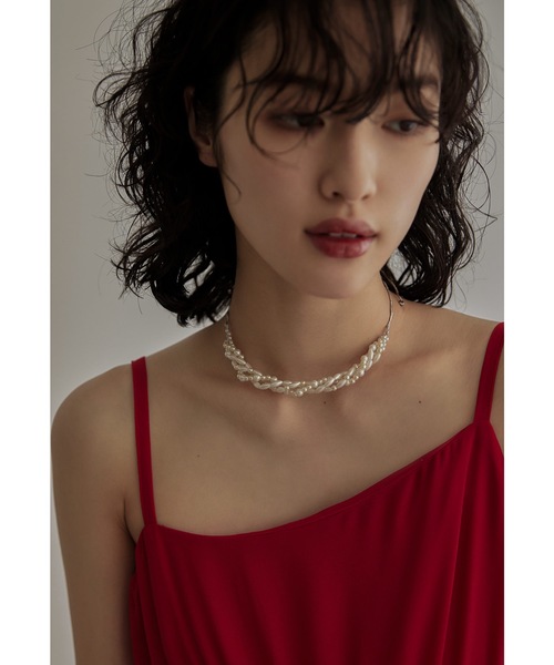 カメオ インタリオ フラワー ネックレス 大振 バラブローチ 2点 h89 Melody Accessory ネックレス 日本製 お花 はな K18GP フラワー