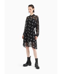 EMPORIO ARMANI/エンポリオアルマーニチェックロング半袖ワンピース EMPORIO ARMANI（エンポリオアルマーニ）の「【エンポリオ