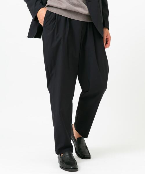 【BLACK】『セットアップ対応』MARUI ORIMONO 3H DryFabricストレッチ2タックパンツ URBAN RESEARCH ROSSO MEN パンツ 「セットアップ対応」MARUI ORIMONO