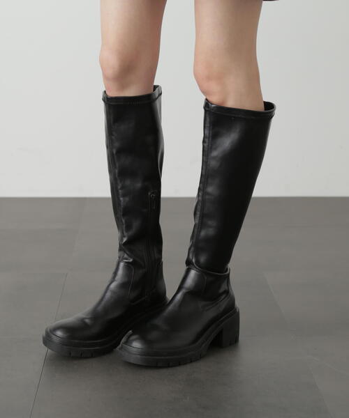 FREE'S MART（フリーズマート） ブーツ ワイドヒールストレッチブーツ